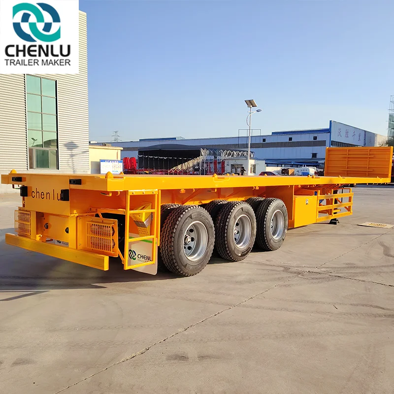 3 axle flat bed trailer
