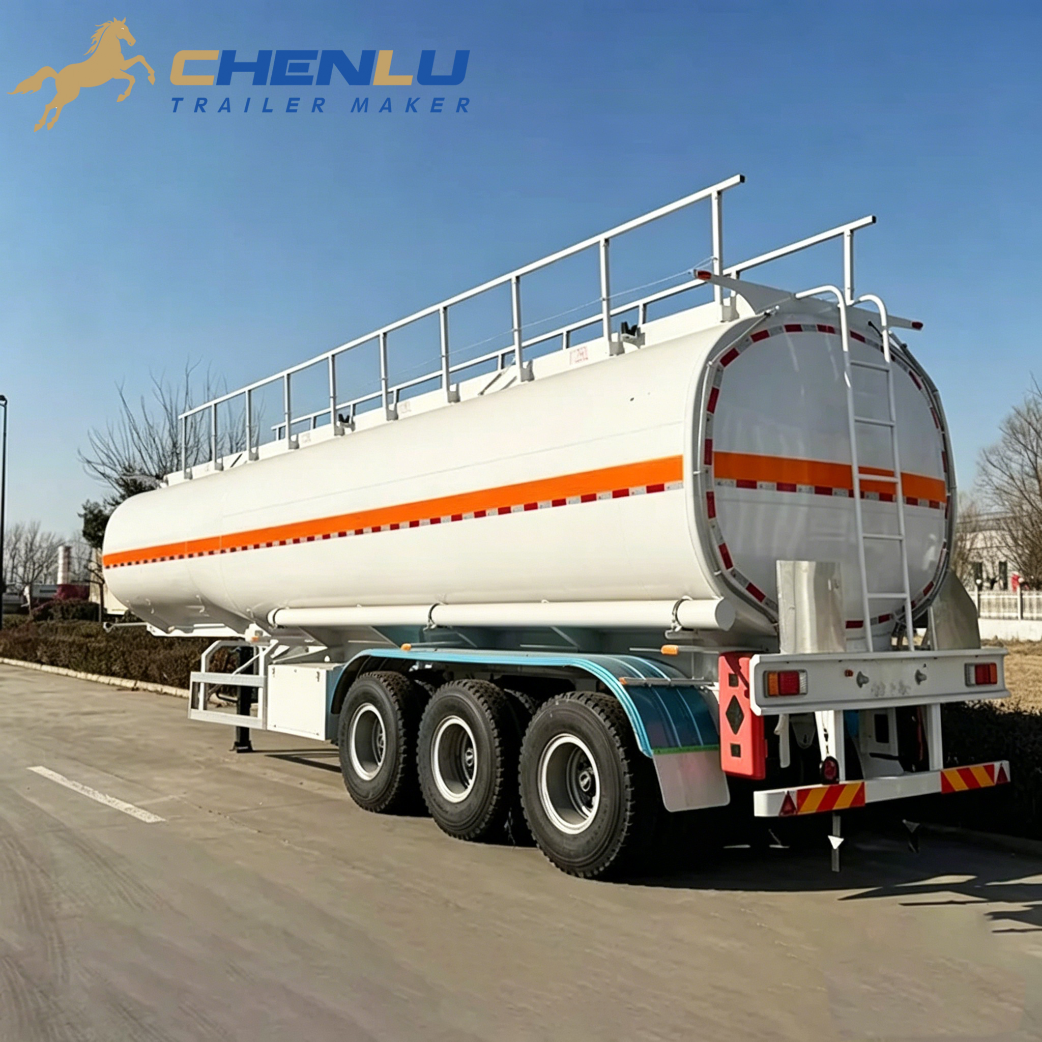 Remolque cisterna de gasolina