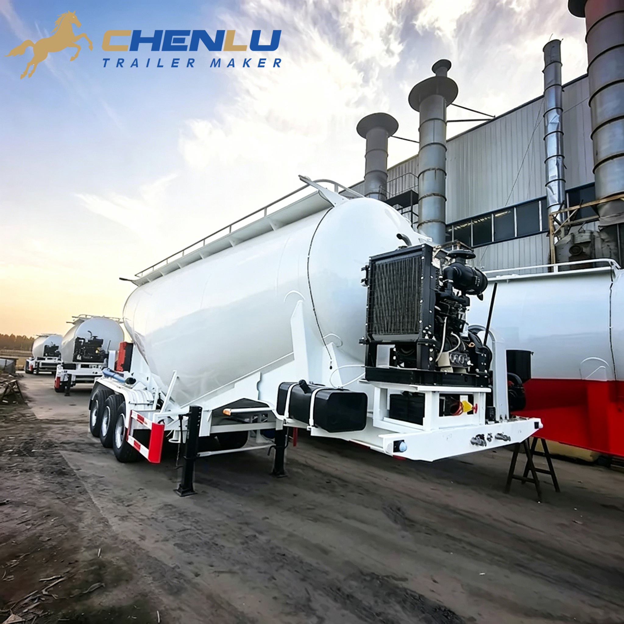 Remolque cisterna de cemento a granel 40CBM