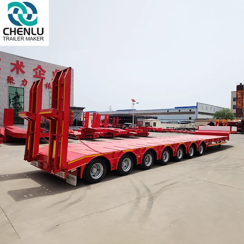 Multi axle lowbed semi trailer
