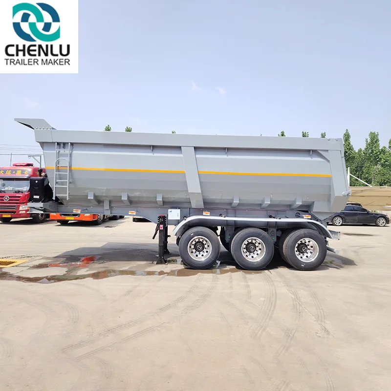 3 Axle end tipper trailer
