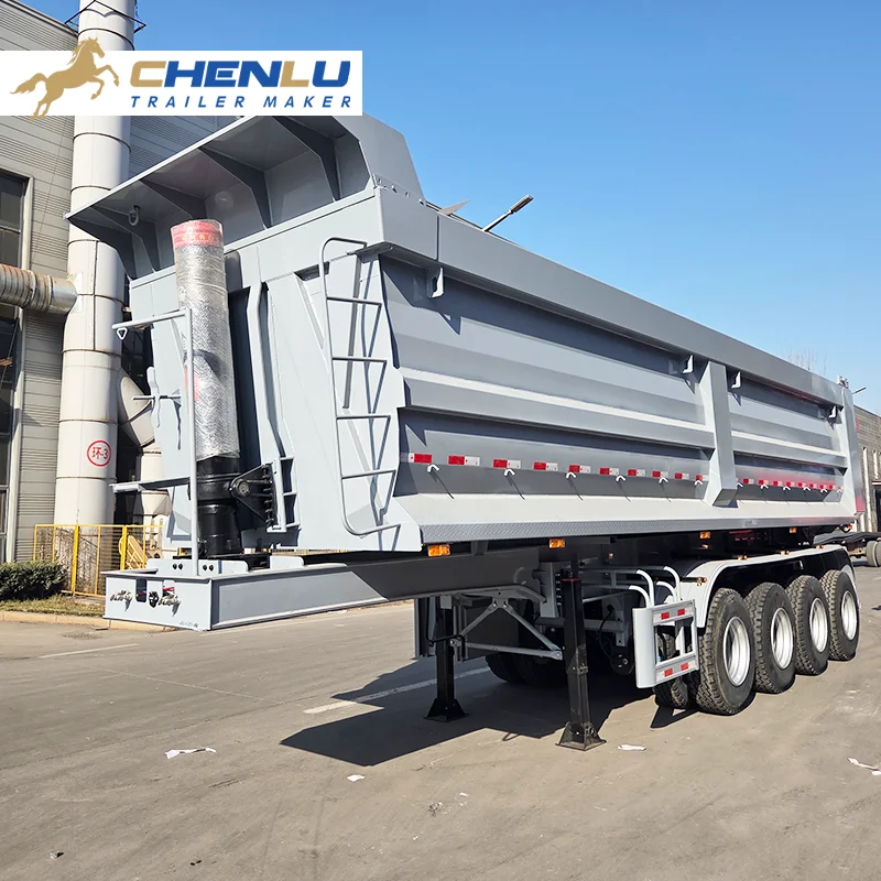 Hydraulic dump trailer