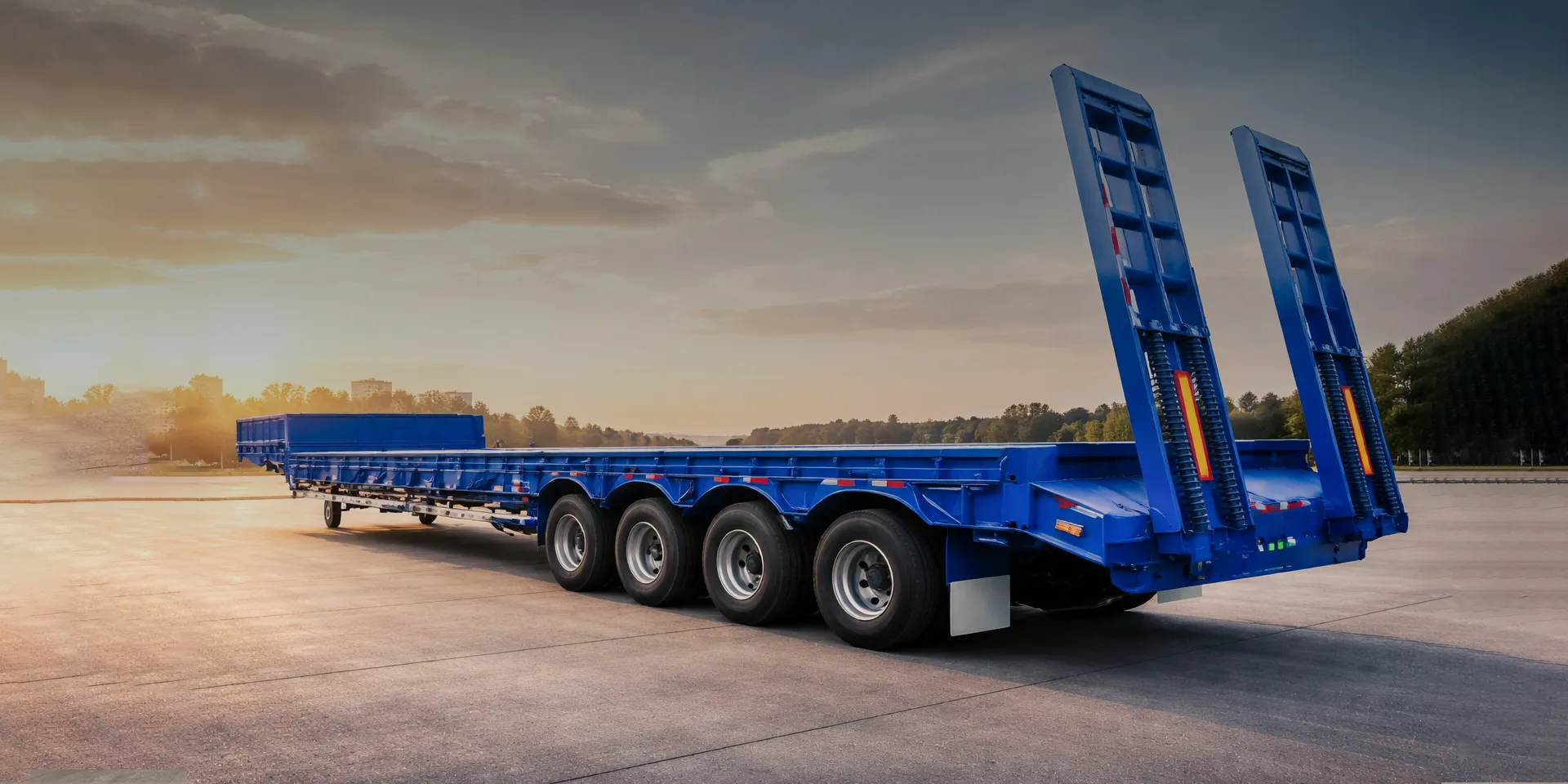 Machinery & Equipment Transport Semi Trailer