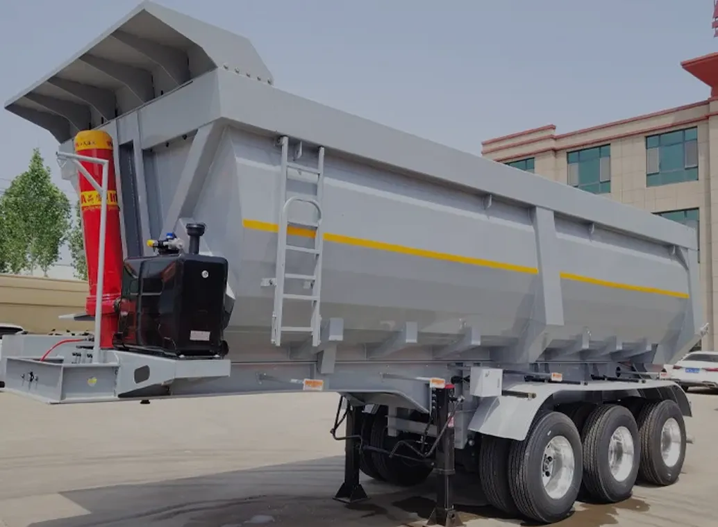 Panama Customer Ordered Dump Semi Trailer