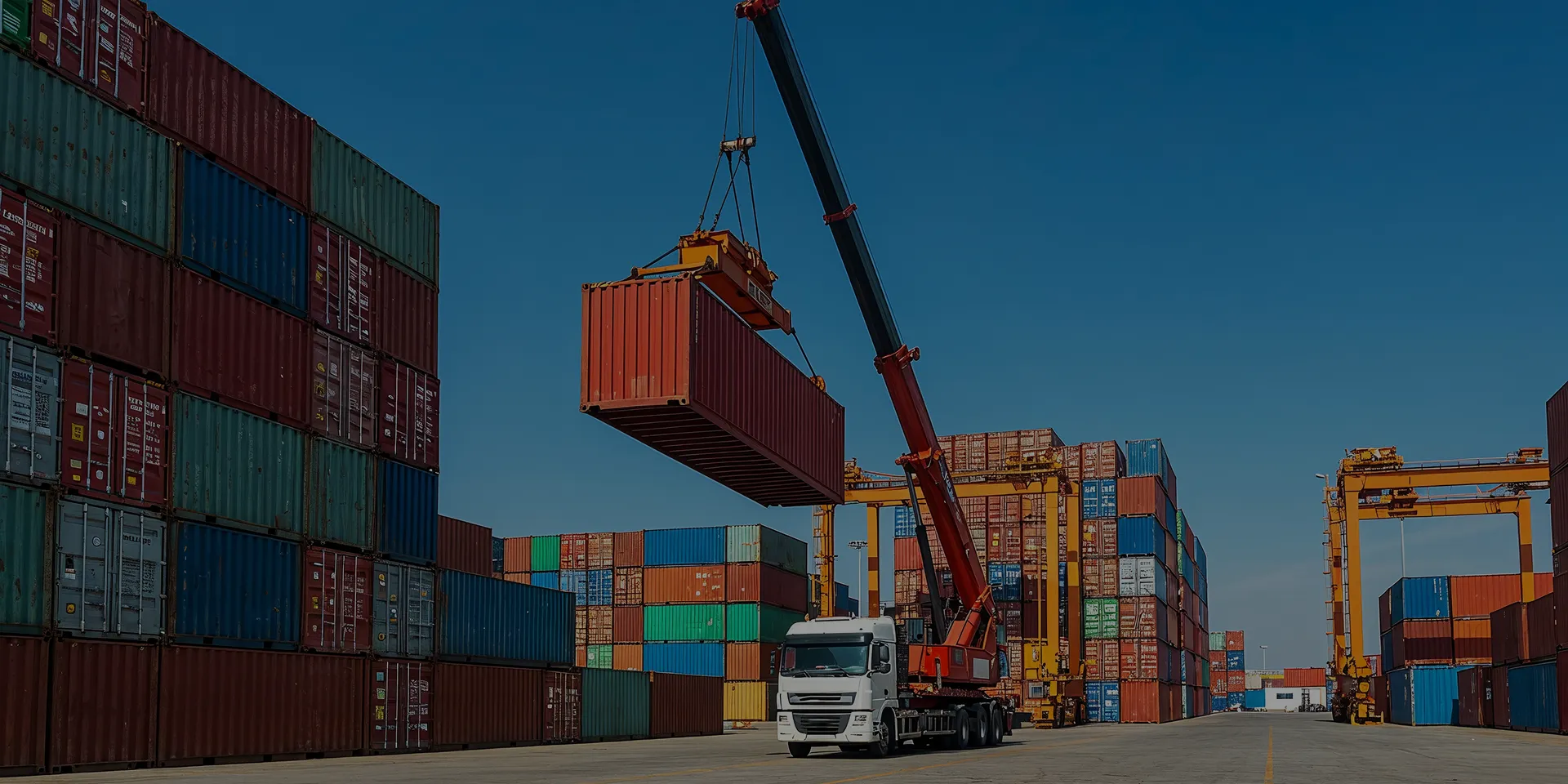 Port logistics and container yards