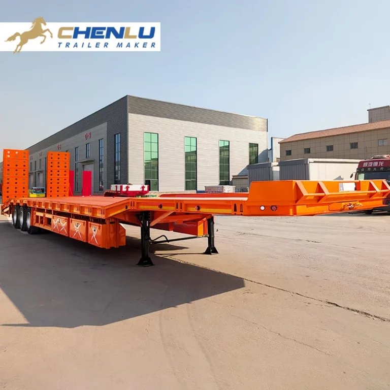 Remolque con cuello de cisne desmontable: Solución de RGN Trailer para el transporte de equipo pesado