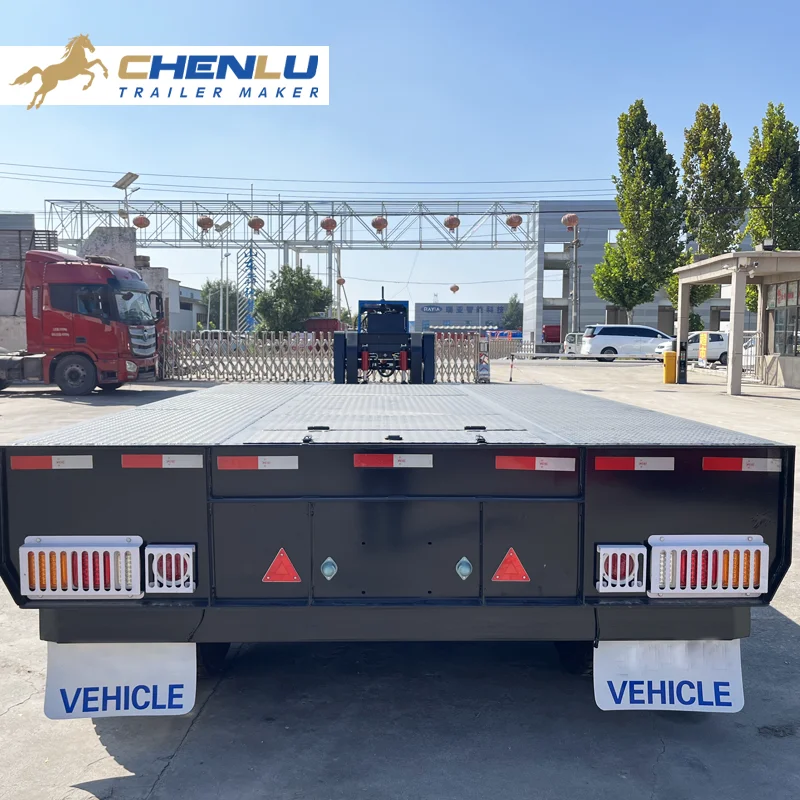 lowbed semi trailer